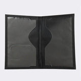 etui protege passeport noir
