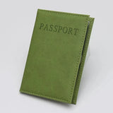 etui protège passeport vert