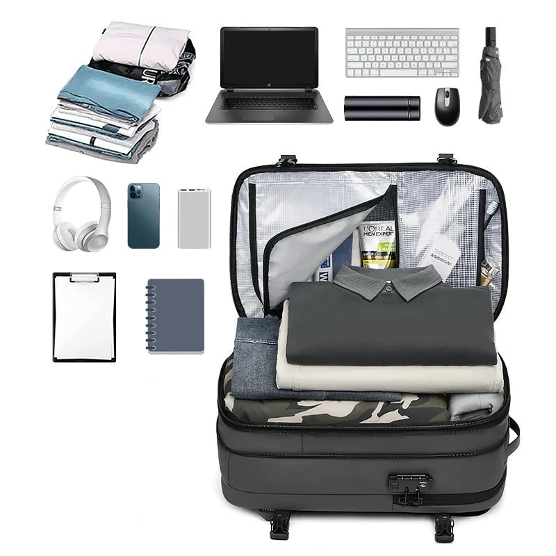 Sac à Dos Antivol Voyage Cabine à Compression Sous Vide Voyage