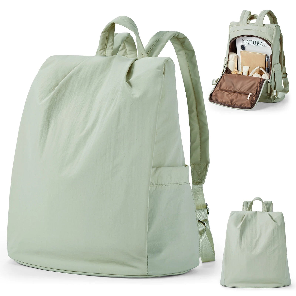 Sac à Dos Fermeture Dorsale Femme Voyage Paisible