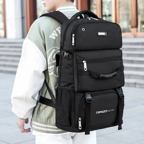 sac à dos grande capacité extensible 80L + 10l