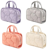 sacs trousses de toilettes femme matelassée 2 en 1