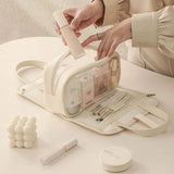 sac trousse de toilette femmes matelassée 2 en 1