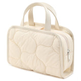 sac trousse de toilette pour femme matelassée 2 en 1