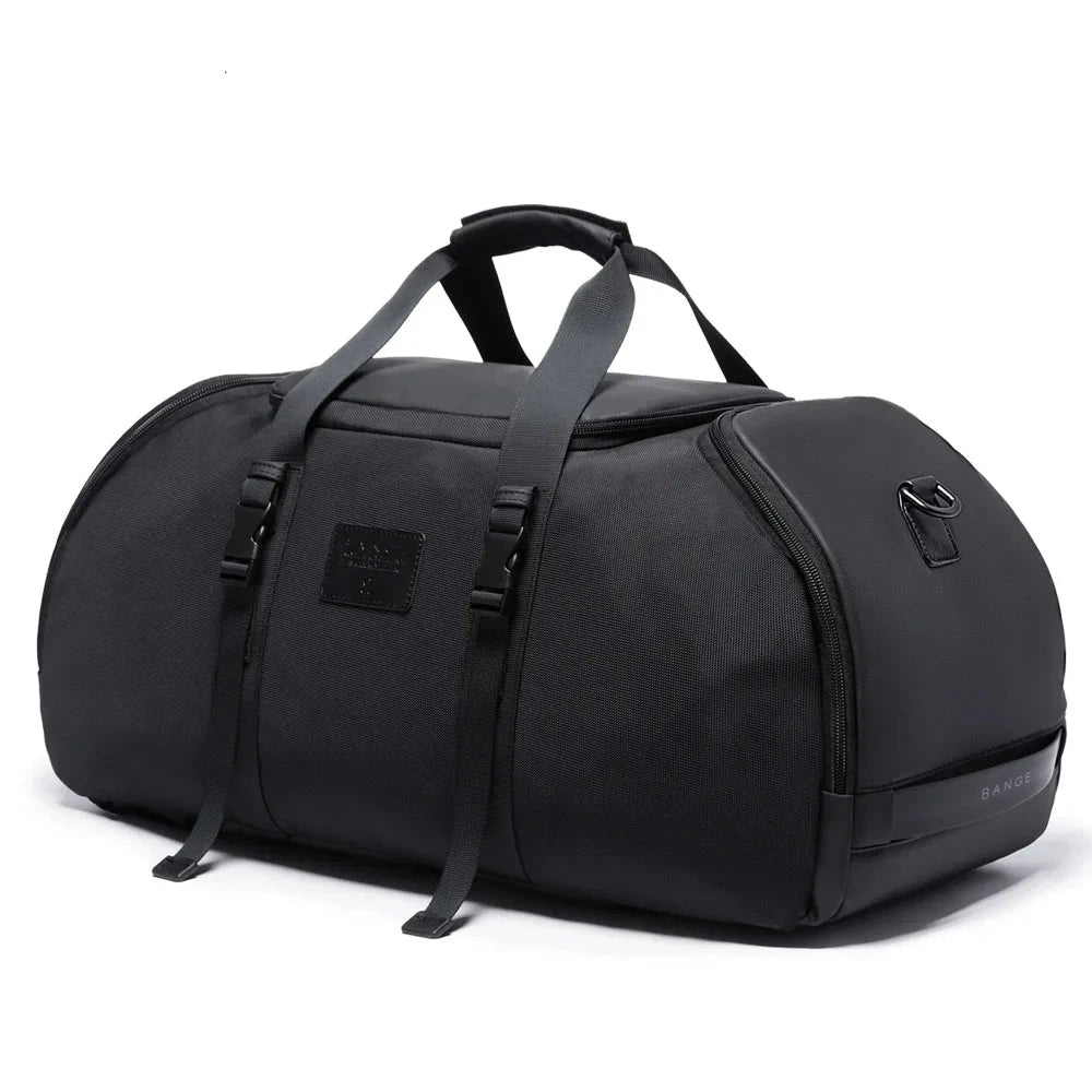 Sac De Sport Homme 32L Imperméable Avec Compartiment Chaussures - Sac Weekend Voyage Vert