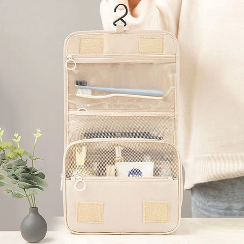trousse de toilette voyage femme a suspendre