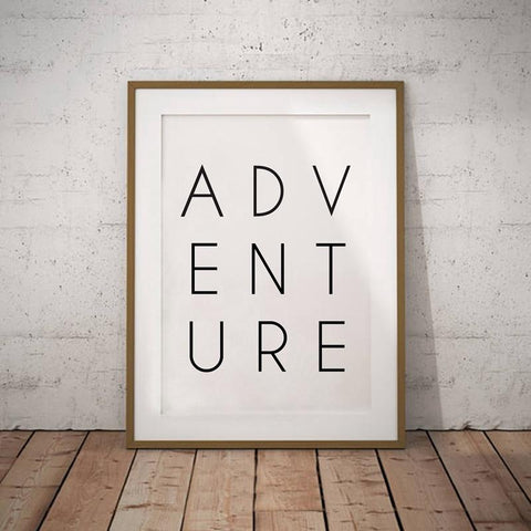 affiche de voyage adventure