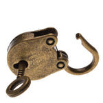 cadenas valise clé vintage lock