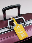 étiquette à bagage avion valise just do it