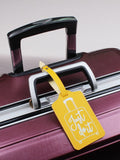 étiquette à bagage avion valise just do it