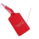 etiquette de bagage personnalisée avion de ligne