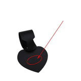 étiquette bagage personnalisée coeur noir