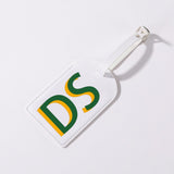 étiquettes bagages personnalisée initiales