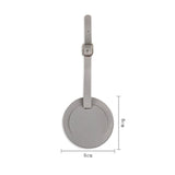 etiquette de bagage personnalisée ronde