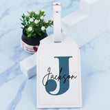 Étiquette Bagage Personnalisée Homme Prénom Initiale