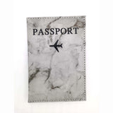 etui passeport marbre avion