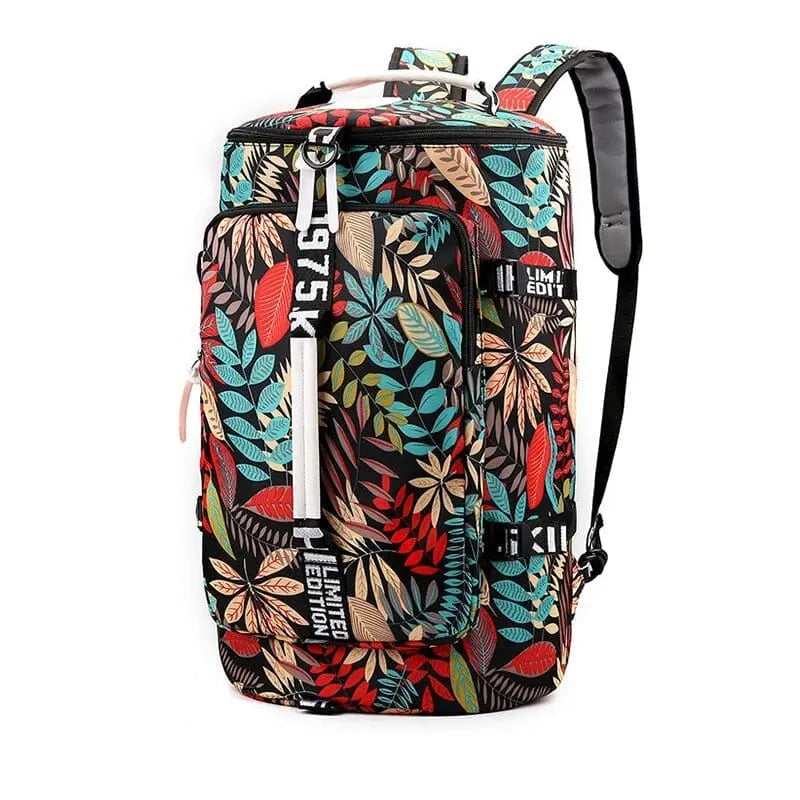 Sac à vêtements pour voyage convertible - Grand sac de voyage en cuir synthétique pour femme - Imperméable - Avec pochette à chaussures Sac à vêtements pour voyage convertible - Grand sac de voyage en cuir synthétique pour femme - Imperméable - Avec pochette à chaussures