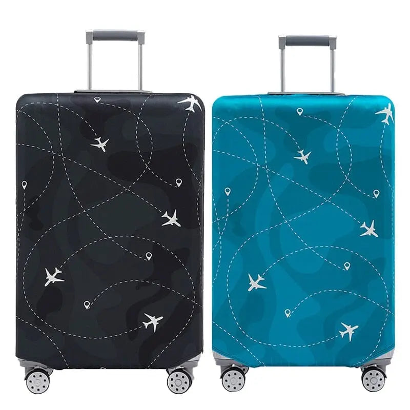 Housse De Poignée De Bagage Aviamart - Rouge Et Blanc - Identification Pour équipage Et Voyageurs