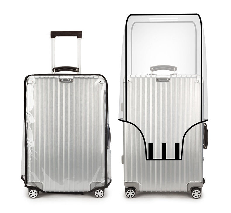 Housse de protection valise transparente universelle imperméable 28 ''  HS1300