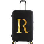 housse protection valise personnalisable initiale dorée