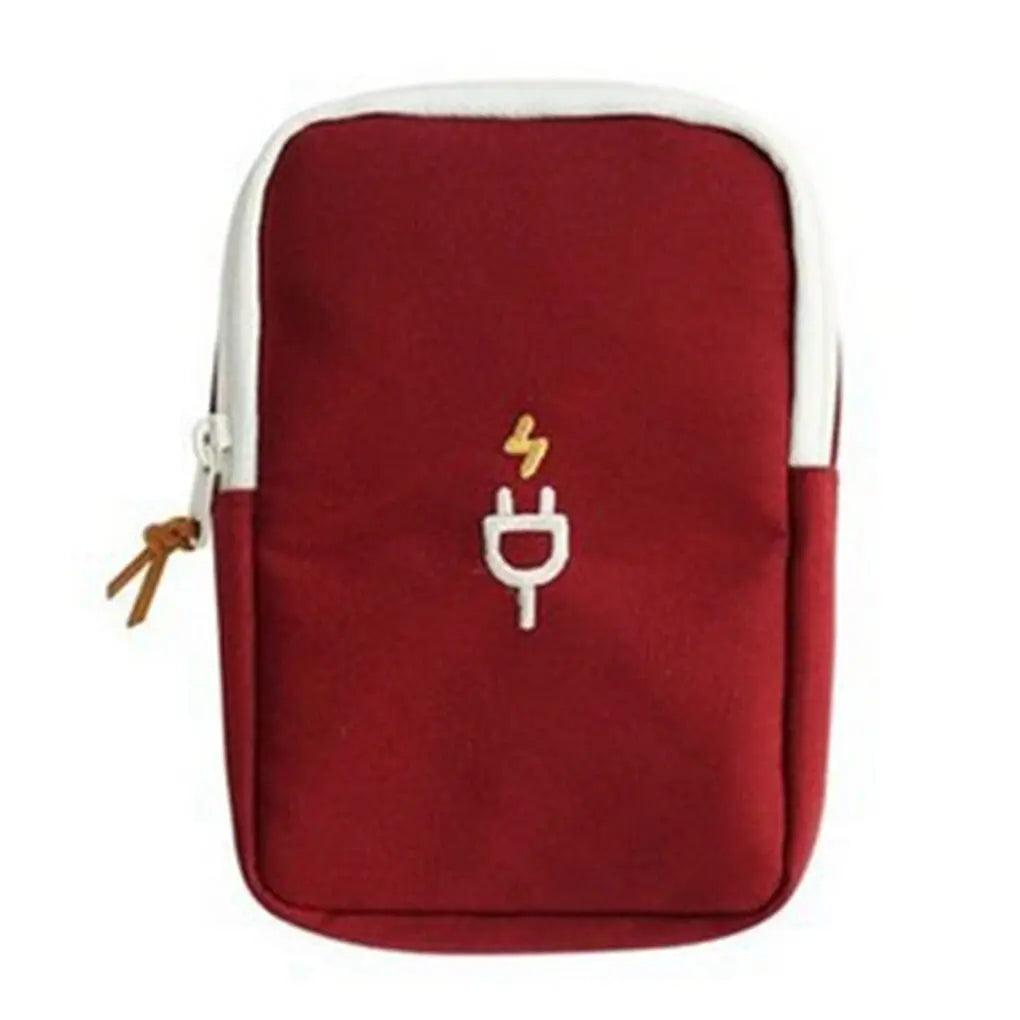 Organiseur De Voyage Pour Accessoires électroniques - Orange, Rangement Câbles, Clés USB, Gadgets - 10