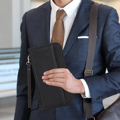 portefeuille voyage organisateur homme