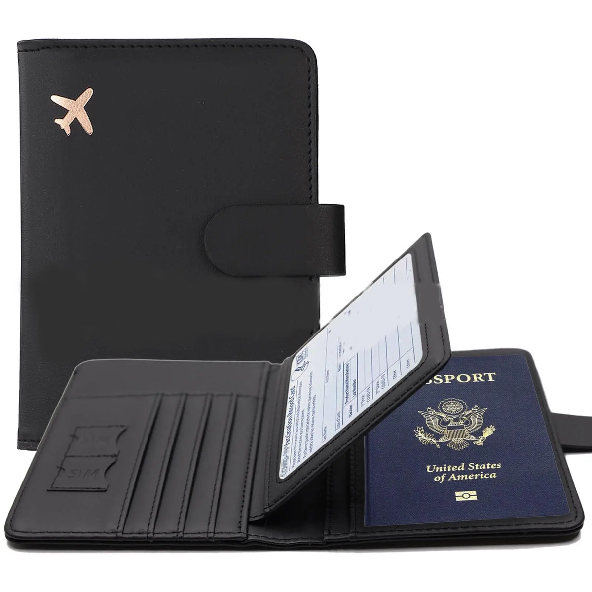 Lifeventure Portefeuille de voyage mini RFID, recyclé, gris