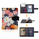 portefeuille voyage femme fleurs