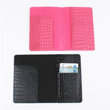porte passeport petit avion style crocodile