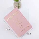 housse passeport mr mrs exploring together forever