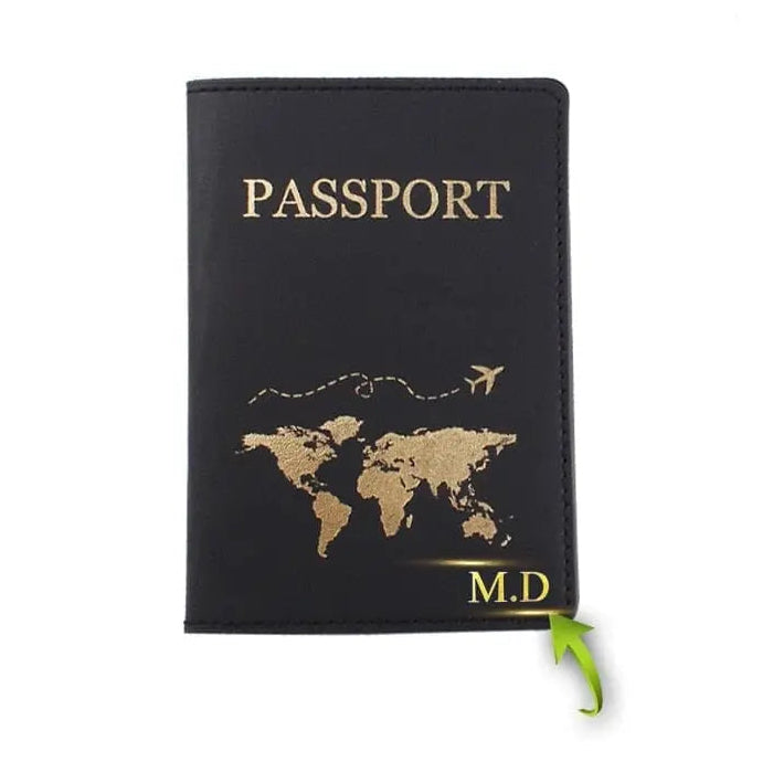 Protège Passeport Personnalisé Avec Prénom - Étui Voyage Élégant