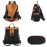 sac a dos anti-vol femme fermeture dorsale