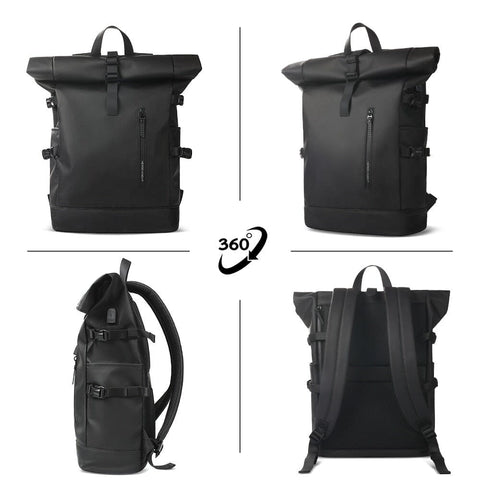 sac à dos roll top homme traveler backpack