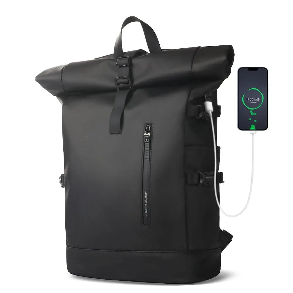 Sac à Dos Roll Top Homme Traveler Backpack Voyage Paisible