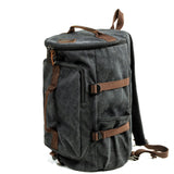 sac a dos vintage toile convertible