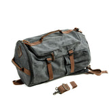sac a dos vintage en toile convertible voyage