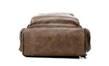 sac dos vintage homme marron business usb