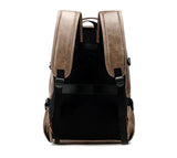 sac dos vintage homme business usb marron