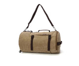 sac à dos toile vintage voyage canvas convertible