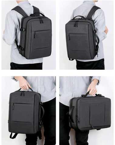 sac à dos voyage cabine avion extensible usb