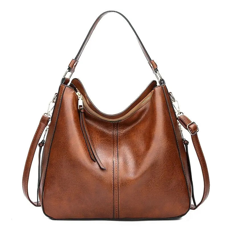 Sac à Main Rétro Femme Vintage - Bandoulière Et Poignée Cuir PU Spacieux Et Élégant