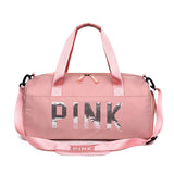 sac voyage compartiment chaussures femme pink 