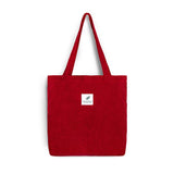 sac de voyage pour femme tote bag velours côtelé