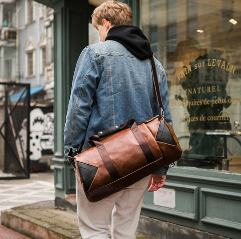 sac week-end vintage duffle bag