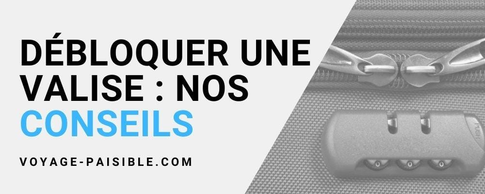 débloquer valise code