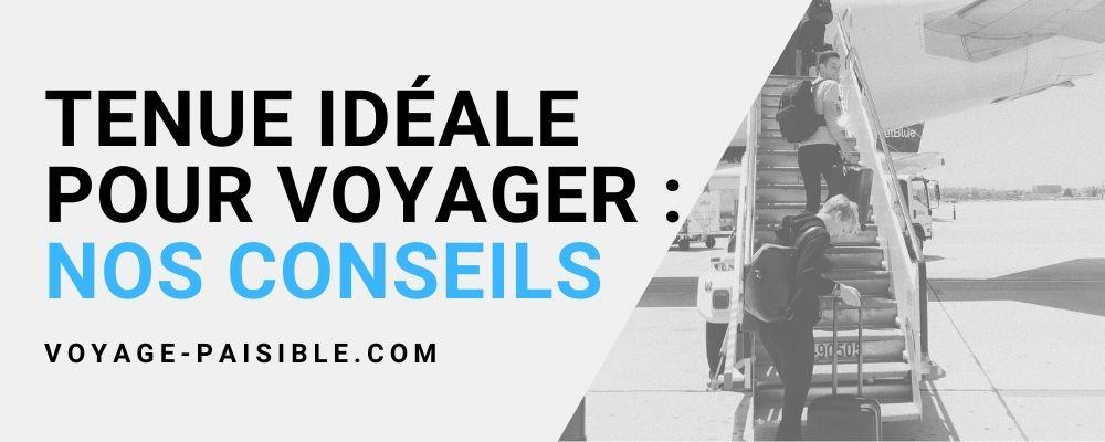 tenu pour voyager en avion