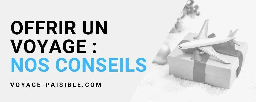offrir un voyage