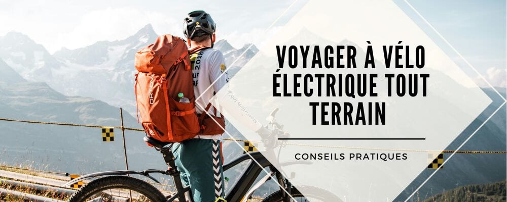 Voyager à vélo électrique tout terrain 