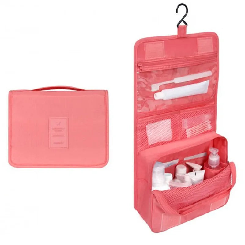 trousse de toilette a suspendre pour voyage femme