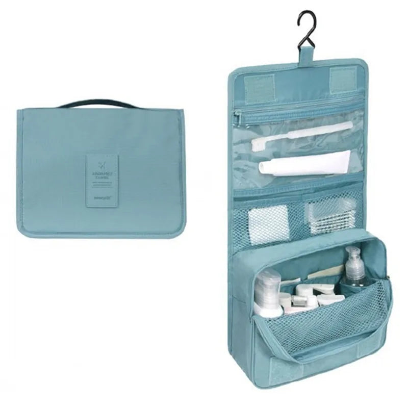 trousse de toilette crochet a suspendre pour voyage